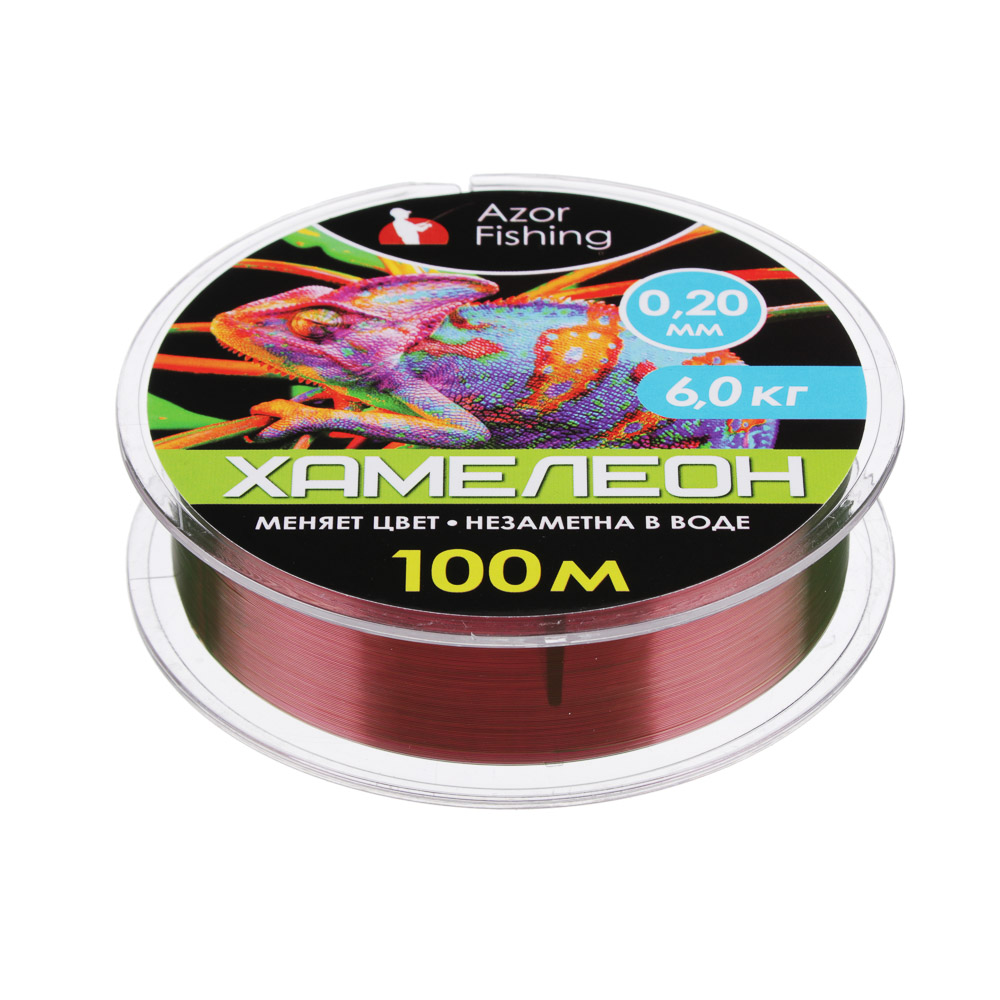 Леска AZOR FISHING "Хамелеон" 100м, 0,20мм, разрывная нагрузка 6 кг - #2