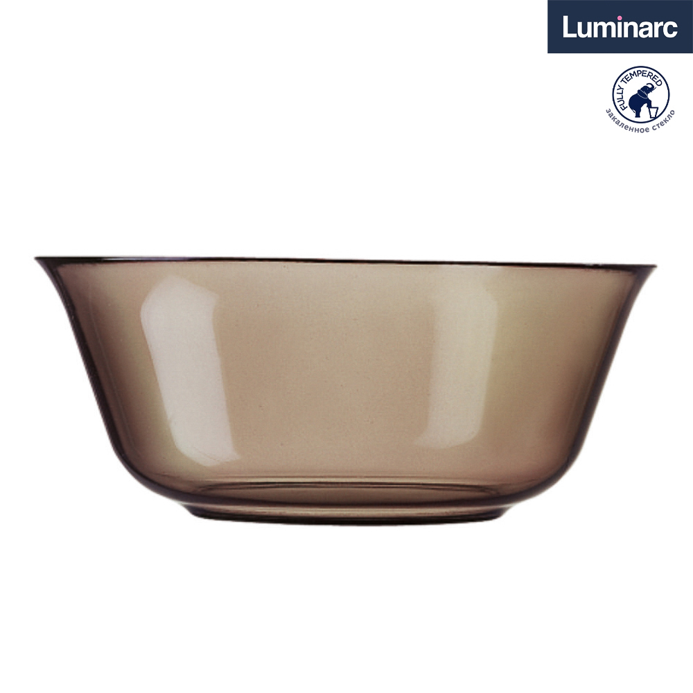 Luminarc Салатник 24см, Амбьянте эклипс, дымчатое стекло, арт. L5175 - #1