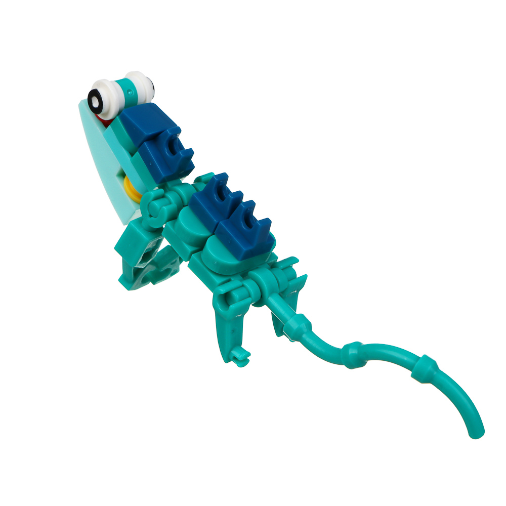 ИГРОЛЕНД Конструктор "Ящерки", от 22 до 33 деталей, РР, 11,8x16x6 см., 6 дизайнов - #8