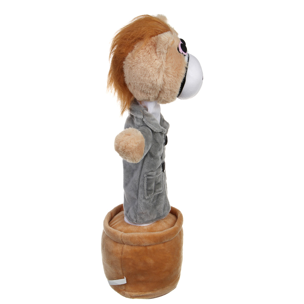 ИГРОЛЕНД Игрушка музыкальная повторюшка "Конь в пальто", звук, пласт., полиэстер, 3хАА, 32см - #3