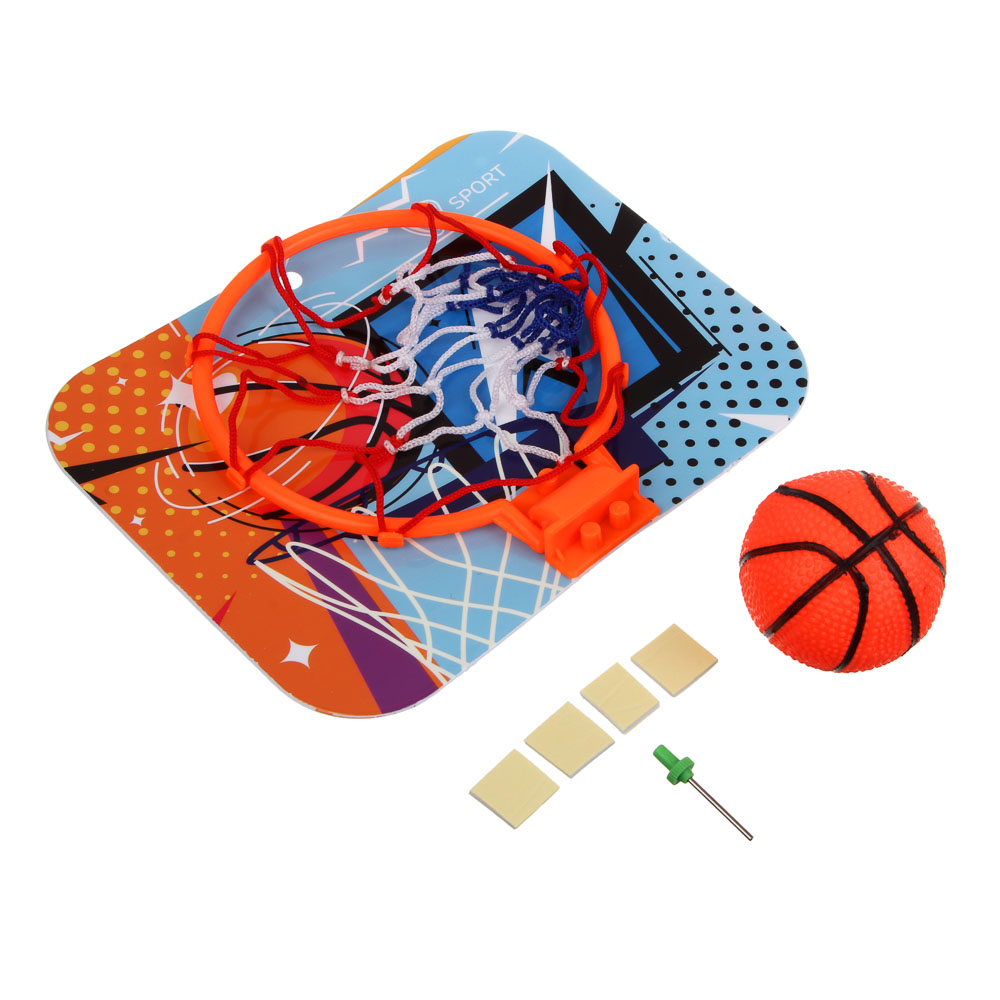 Баскетбольная корзина с мячом, тм BY SPORT, 23х18см, ПВХ - #7