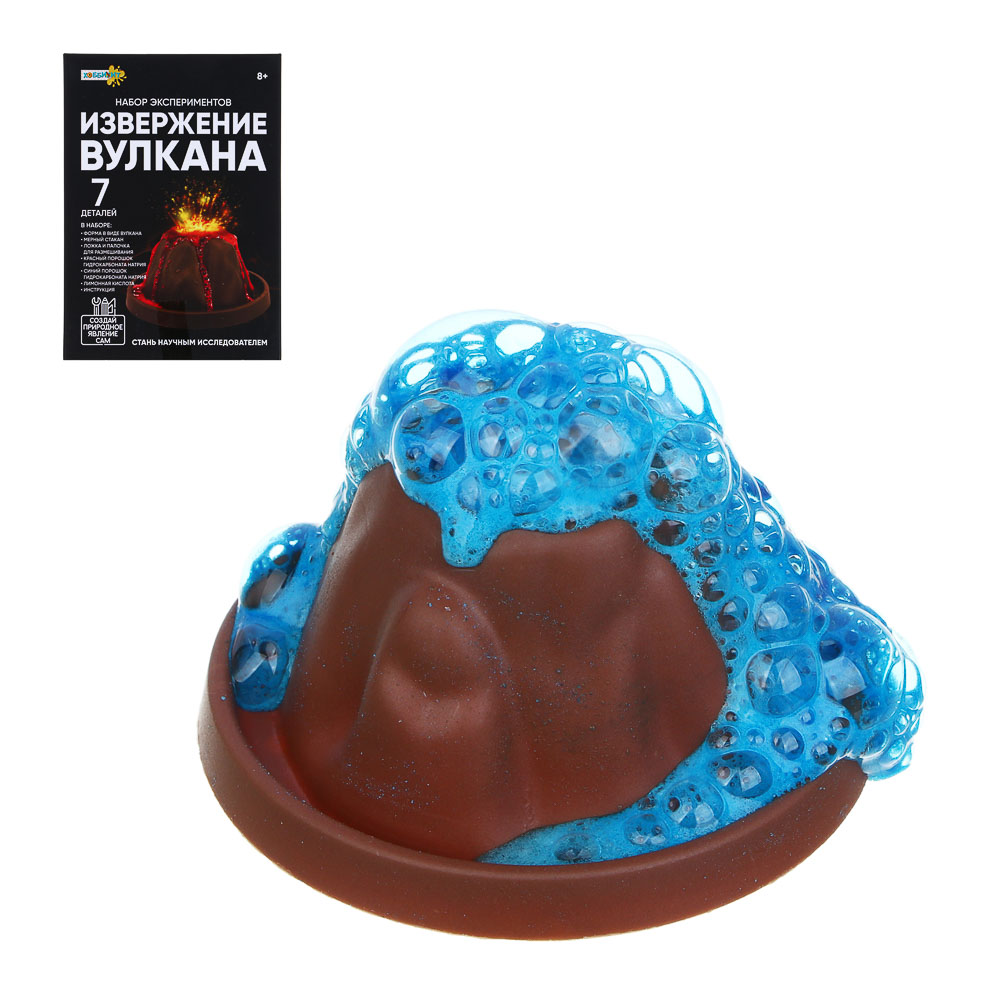 ХОББИХИТ Набор экспериментов "Извержение вулкана", PP, PS, 11х4,5х15см - #1