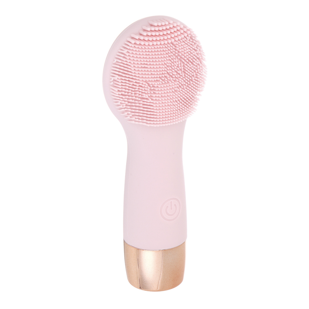 LEBEN Массажер для лица силиконовый, 2xAAA (не в компл.), влагозащита IP6, розовый - #3