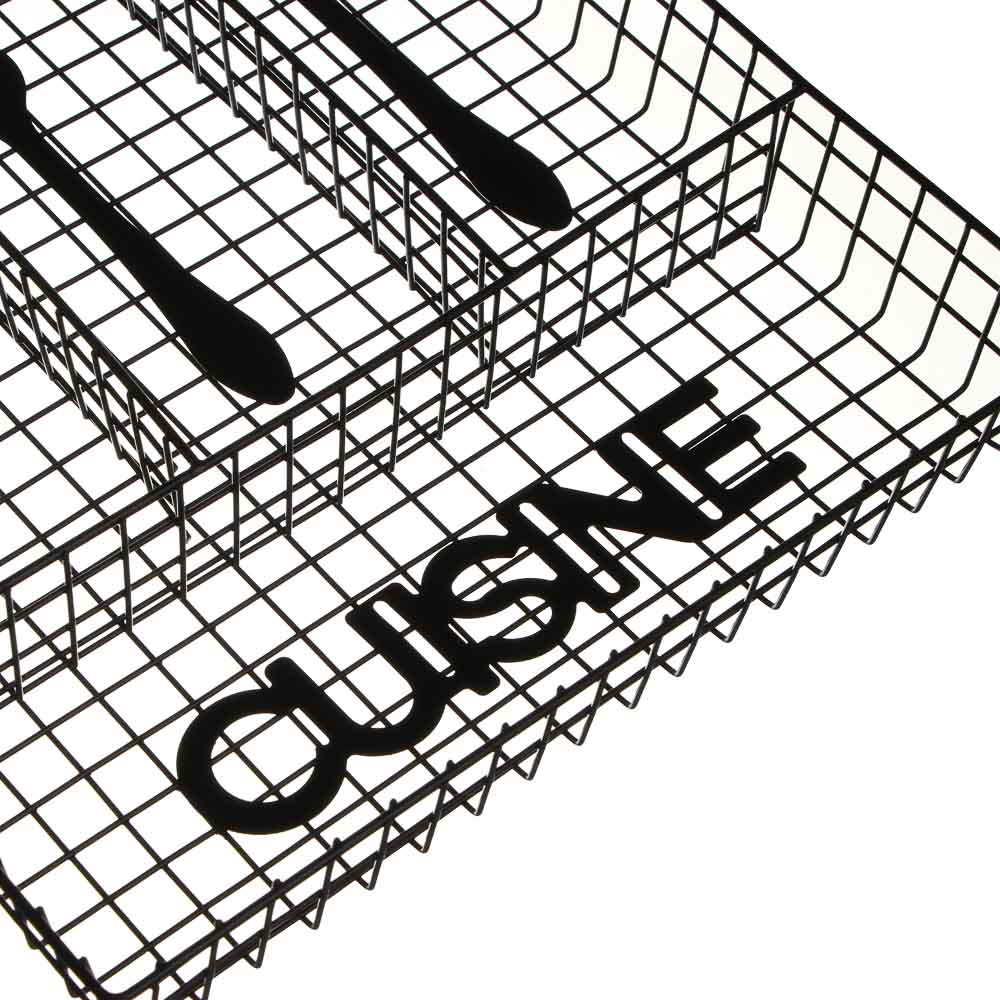 Корзинка для столовых приборов тм VETTA Кухня, 32х26х4,5, металл - #7