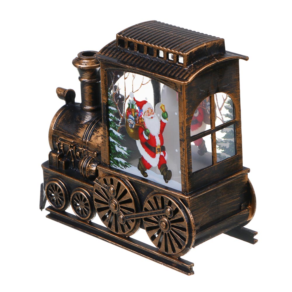 СНОУ БУМ Светильник декор. LED в виде паровоза, 13,4x5х11см, PP, 3хAG13, 1 режим, 3 дизайна - #4