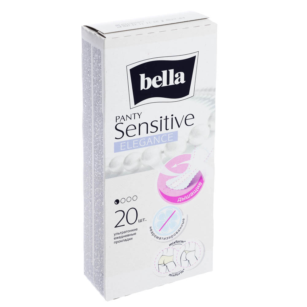 Прокладки ежедневные Bella Panty Sensitive elegance, 20 шт купить с выгодой  в Галамарт