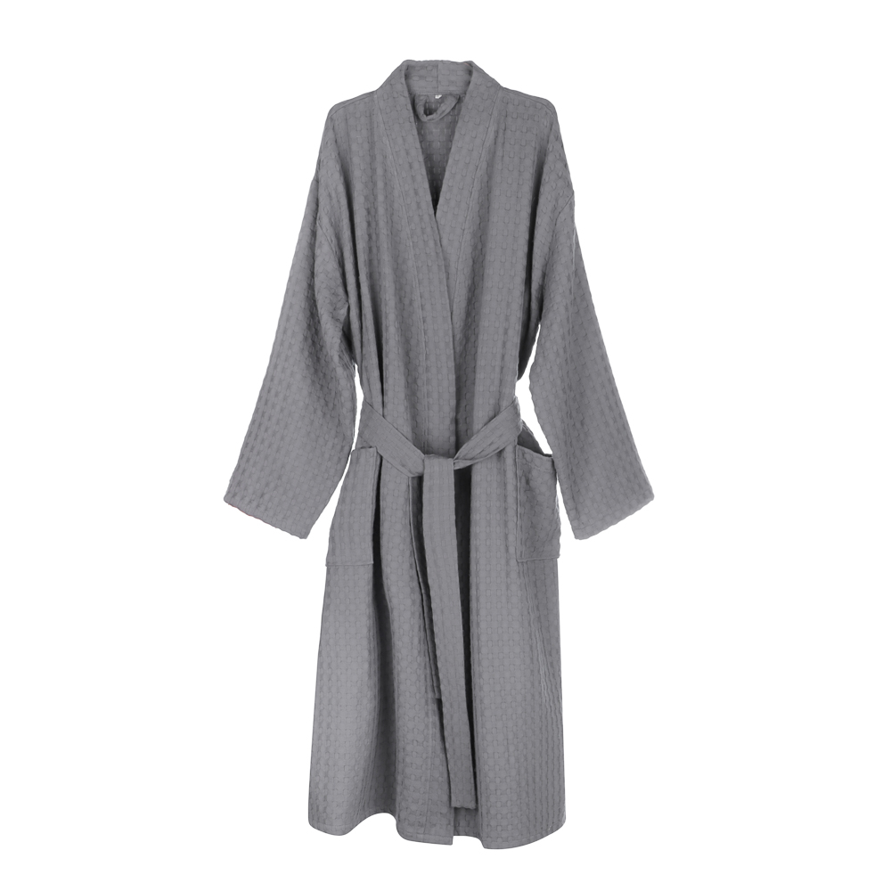 PROVANCE Монблан Халат вафельный, one size, 100% хлопок, 300гр/м2, серый - #1