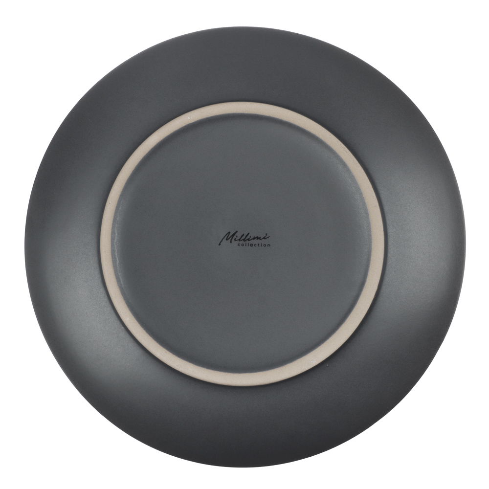 MILLIMI Набор стол.посуды 16пр(тар26см*4, тар20см*4, салатн650мл*4, кружка340мл*4) керамика, серый - #5