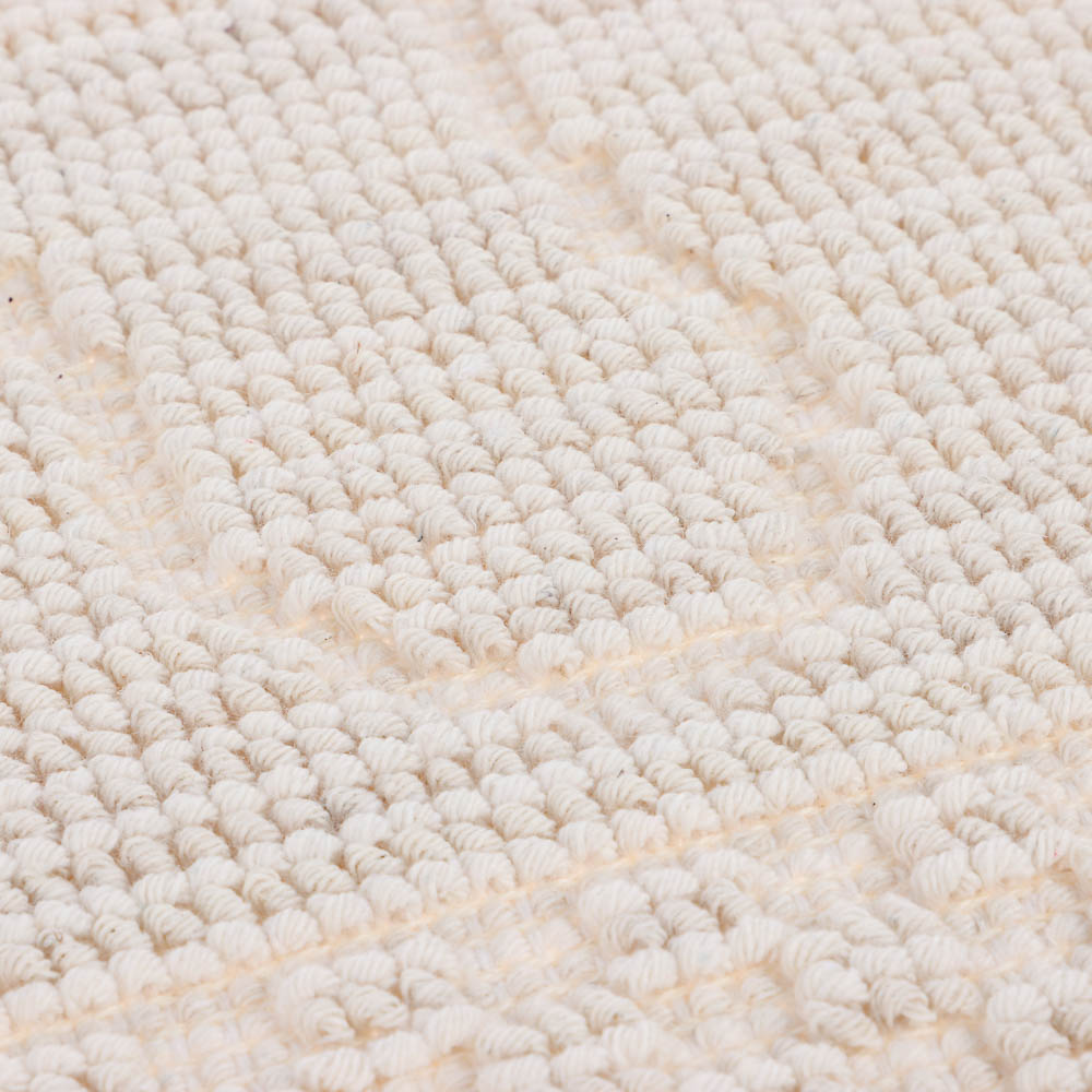 Коврик петельный, хлопок, 60x40см, одинарный, экрю - #2