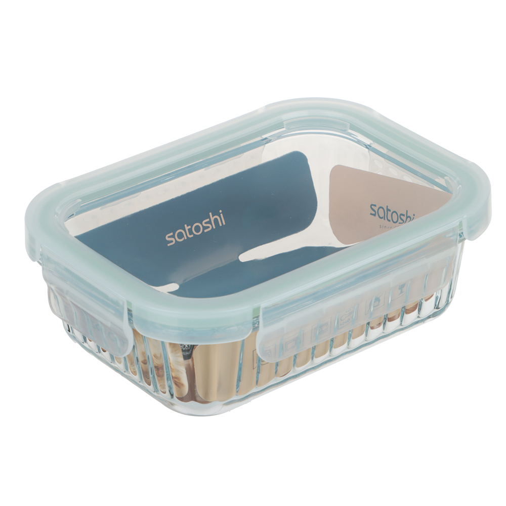 Контейнер жаропрочный тм SATOSHI, стекло, 640мл, 2 цвета - #8