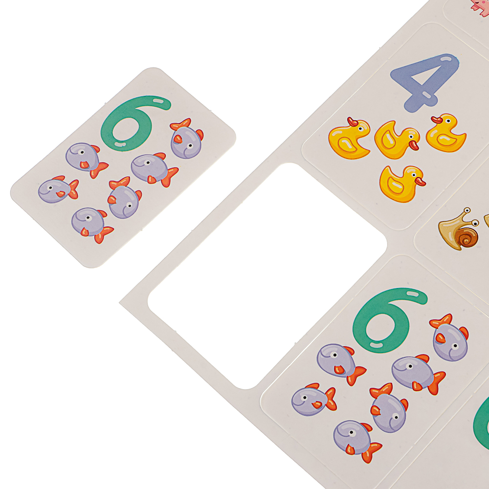 10 КОРОЛЕВСТВО Развивающая магнитная игра "Буквы/Цифры", 24х40х0,2см, 4 дизайна - #19