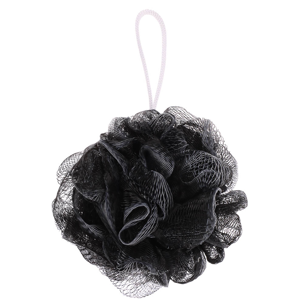 ЮL Мочалка шар роза с подвесом, полиэтилен, 40гр, 5-6 цветов, МС24-03 - #10