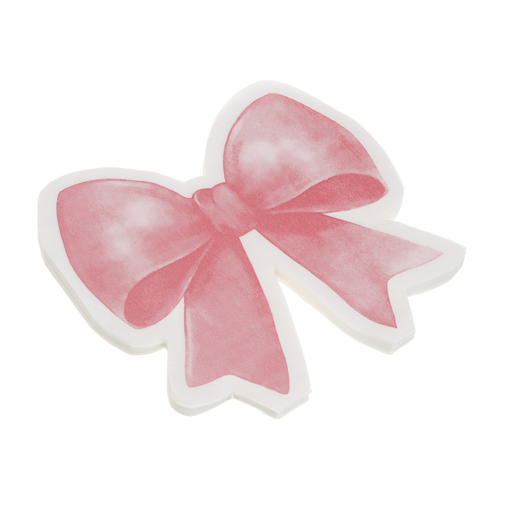 Набор салфеток бумажных "Бант", бумага, 20 шт, 13x14 см - #2