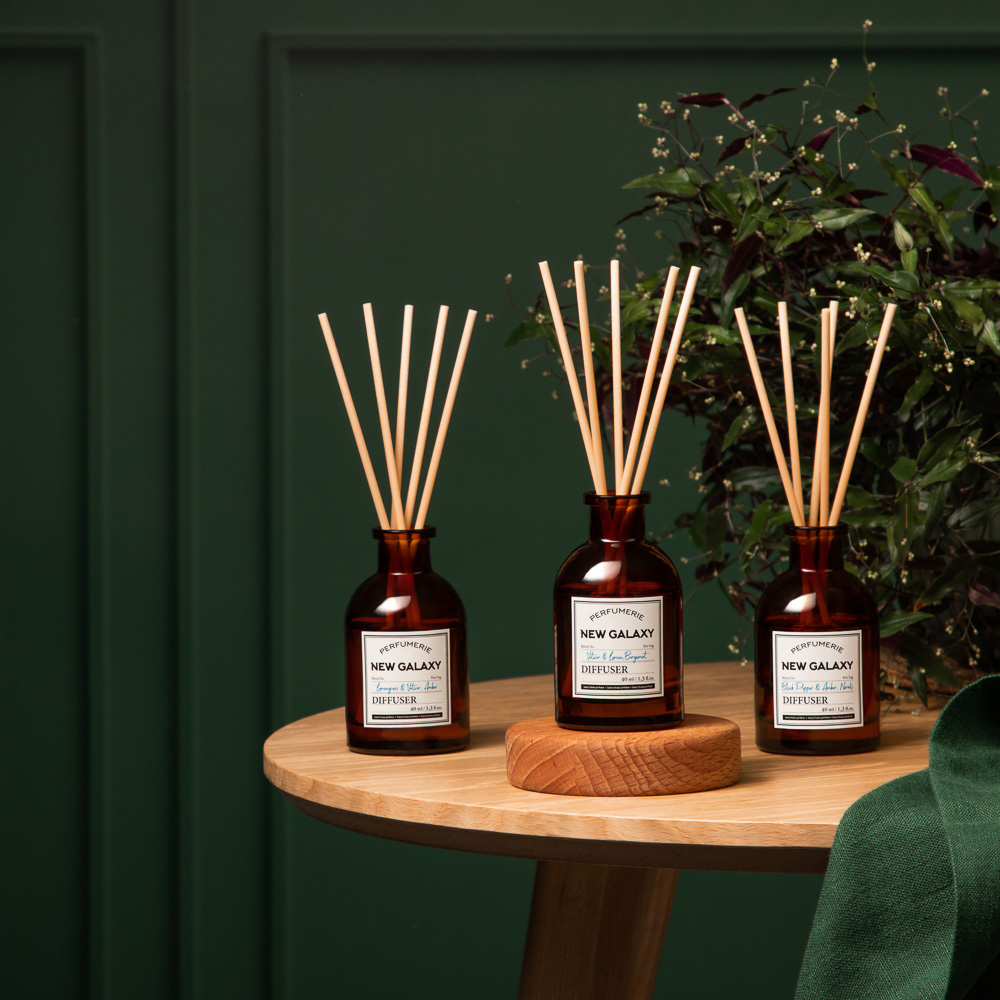 NEW GALAXY Диффузор Perfumerie, Black Pepper & Amber, Neroli, 40мл - #12