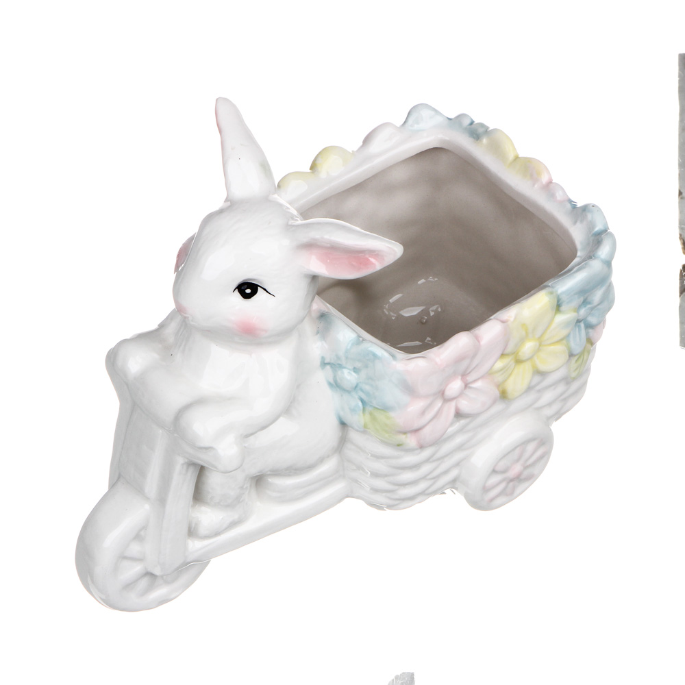 Блюдо декоративное "Кролик", керамика, 16,5x8,5x13,5 см - #4