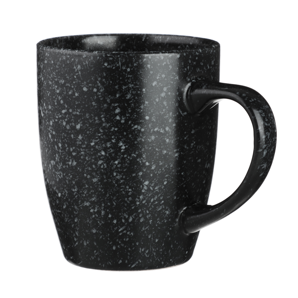 MILLIMI Набор стол.посуды 16пр(тар26см*4, тар20см*4, салатн14см*4, кружка340мл*4) керамика, черный - #10