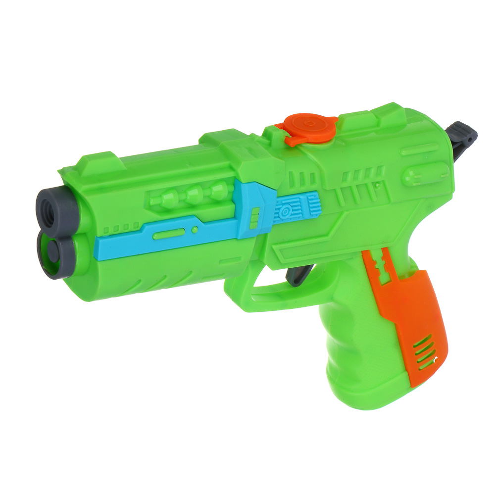 ИГРОЛЕНД Пистолет "Меткий стрелок" с патронами, ABS, 21,5х3,8х15,2 см, 4 диз - #4