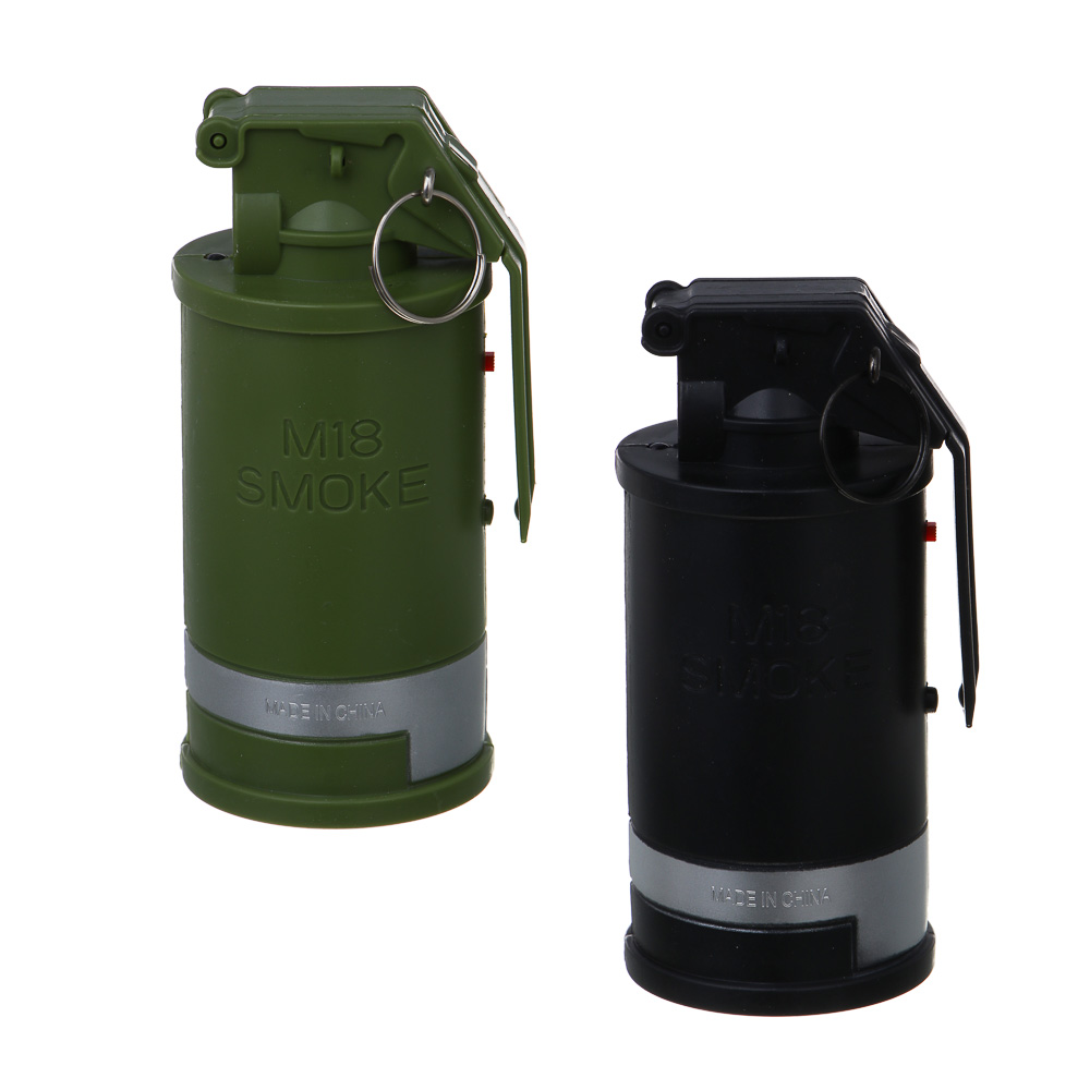 ИГРОЛЕНД Граната с дымом, свет, звук, 3хАА, ABS, 14х21,5х6 см, 2 дизайна - #2