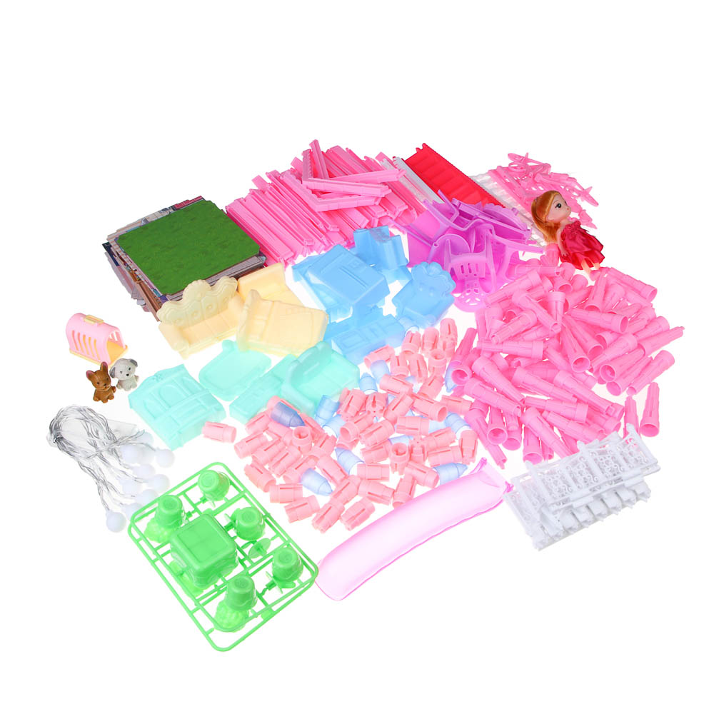 ИГРОЛЕНД Дом для куклы с акс., питомцами и куклой, ABS, PP, - #3