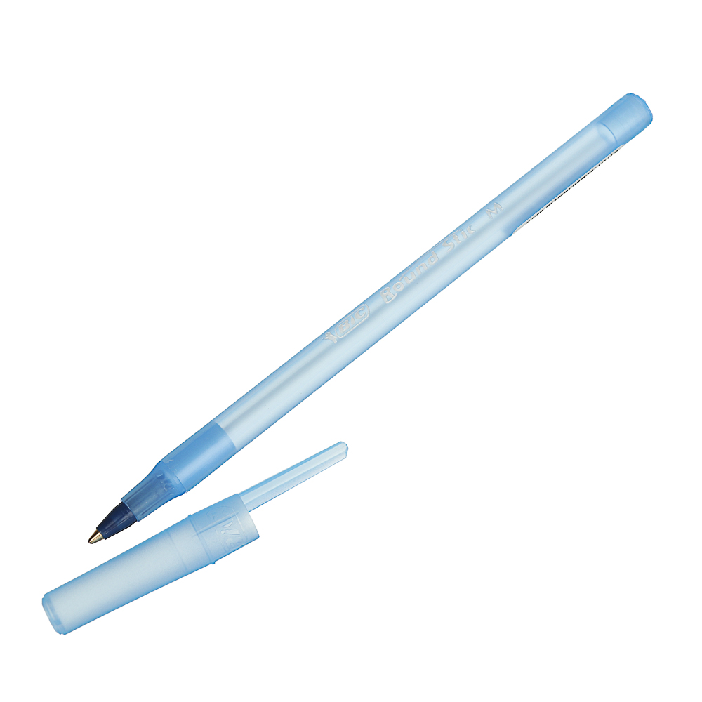 BIC Ручка шариковая синяя "Раунд Стик", 0,32мм, пластик, инд.маркировка, 934598 - #2