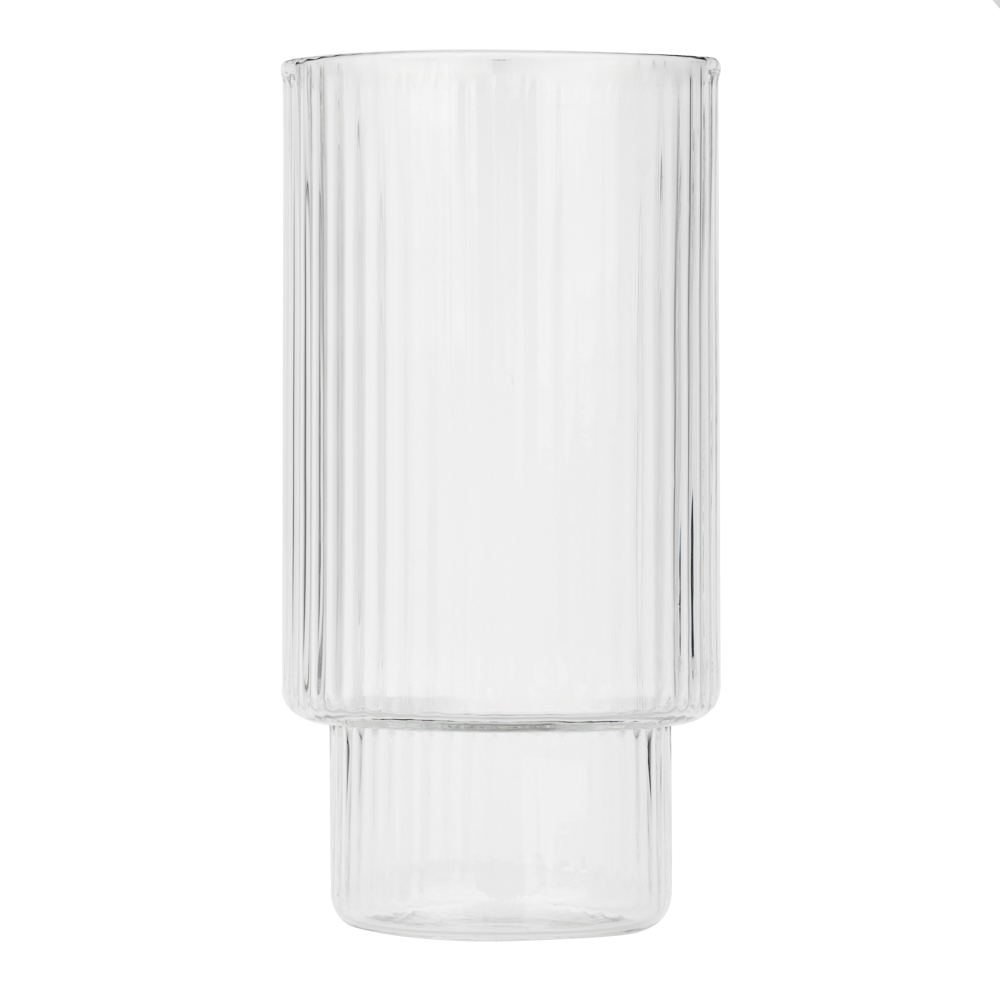 MILLIMI Набор стаканов Астра 400 мл, 2 шт, стекло, рифленый - #3