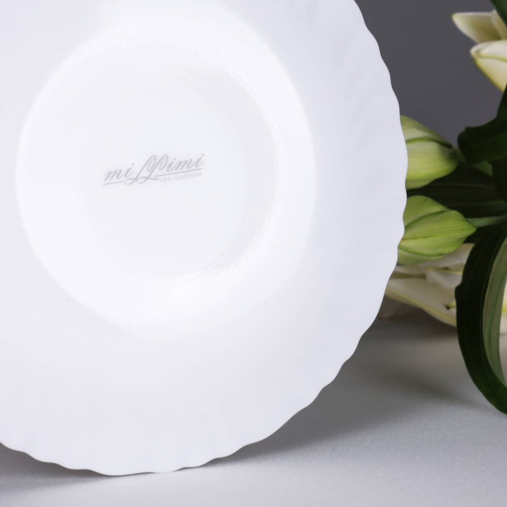 MILLIMI Шабер Тарелка десертная, опаловое стекло, 19см - #5