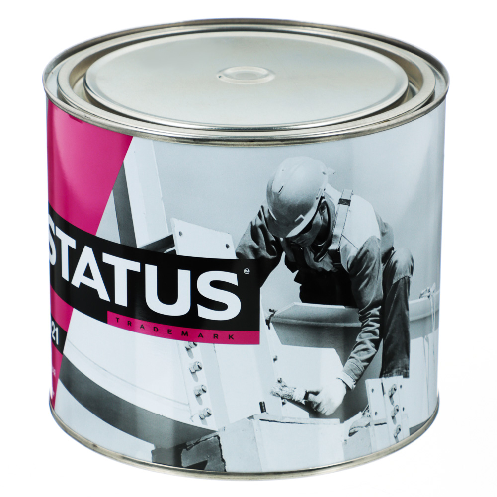STATUS Грунт ГФ-021 Серый 1,8кг (для металл.,дерев.,бетонных, и др. поверхностей) - #2