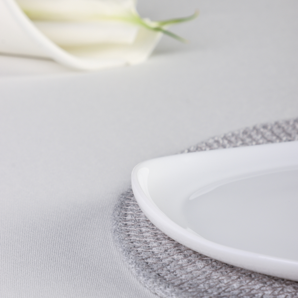 MILLIMI Набор столовой посуды 13 пр., треугольный, опаловое стекло - #17