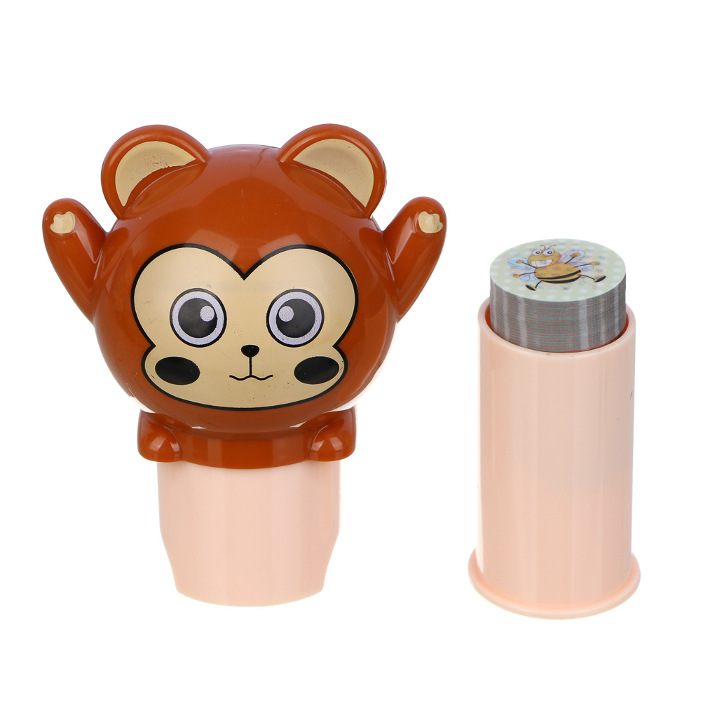 ХОББИХИТ Набор для творчества с печатями "Зверюшки", 9,5х7,5х6см, PP, 4 дизайна - #10