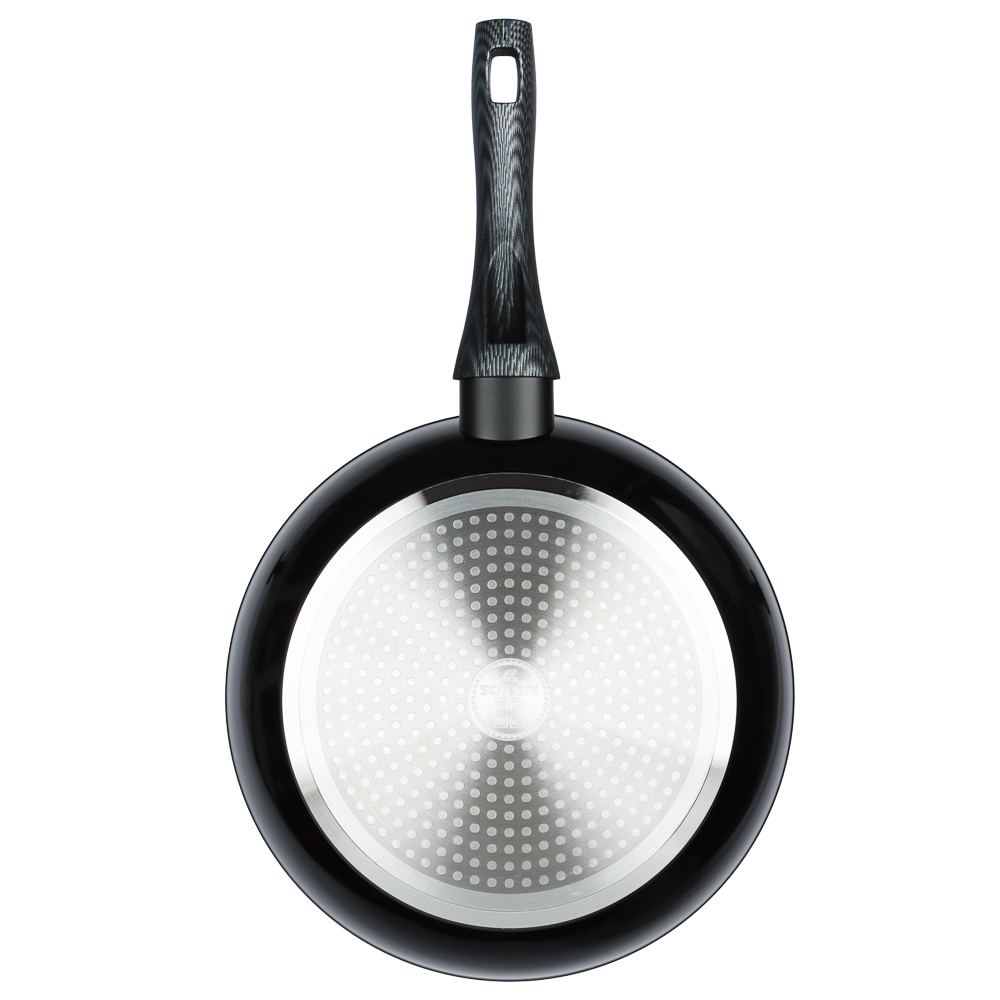 SATOSHI Карбон Сковорода литая d26см, антипригарное покрытие Мрамор, индукция - #3