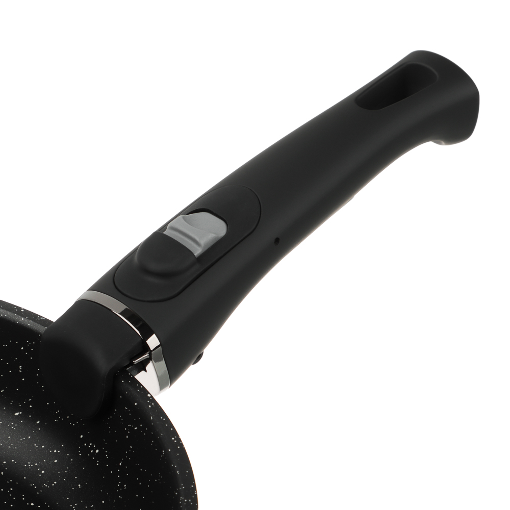 SATOSHI Нера Наб. пос. 7пр, сков.24/26см; ковш1,7л; кастр. 2,8л; +крышки, съем. руч. а/п мрамор, инд - #6