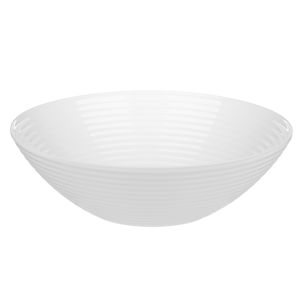 MILLIMI Бароло Салатник 24см белый опаловое стекло - #1