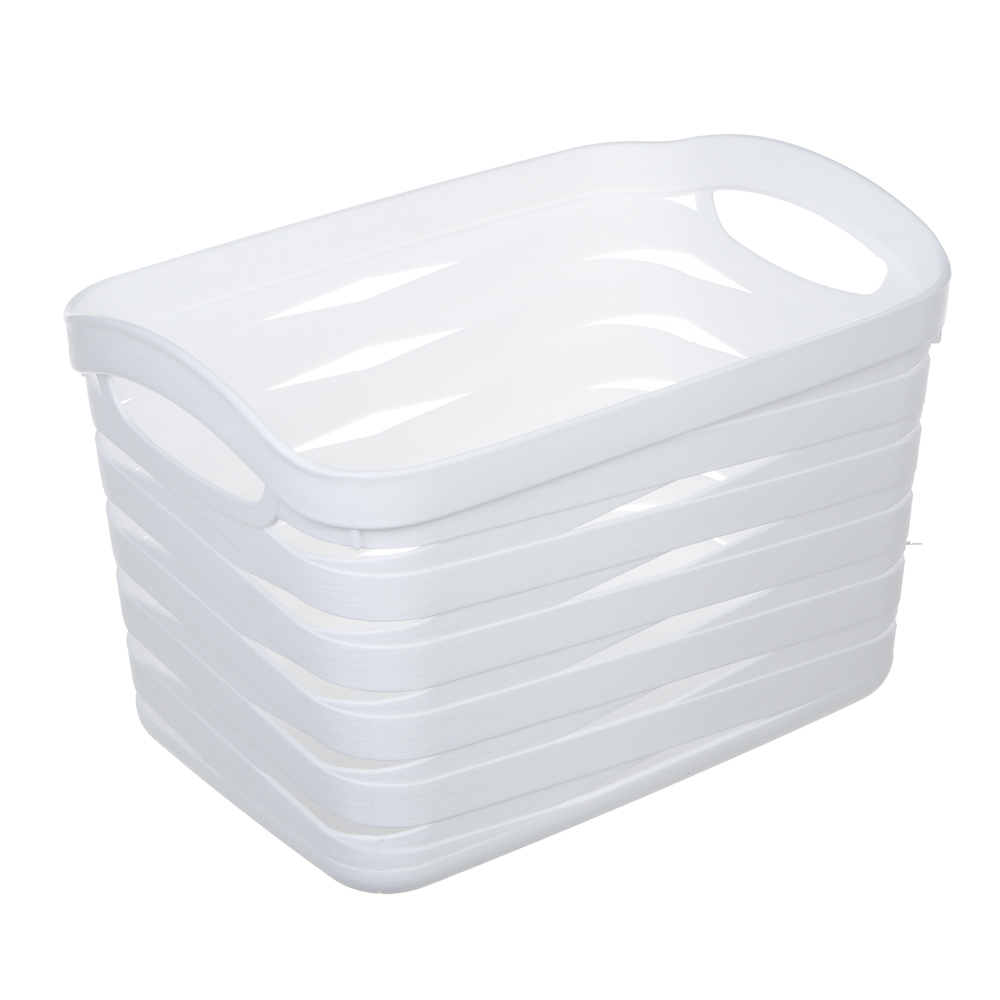 Корзина для хранения тм VETTA, пластик, 6,4 л, 31,5х20,5х21см - #1