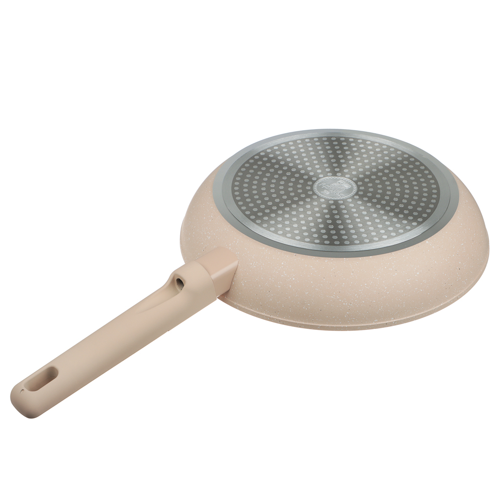 Сковорода литая тм SATOSHI Кантри d26см, антипригарное покрытие мрамор, индукция - #6