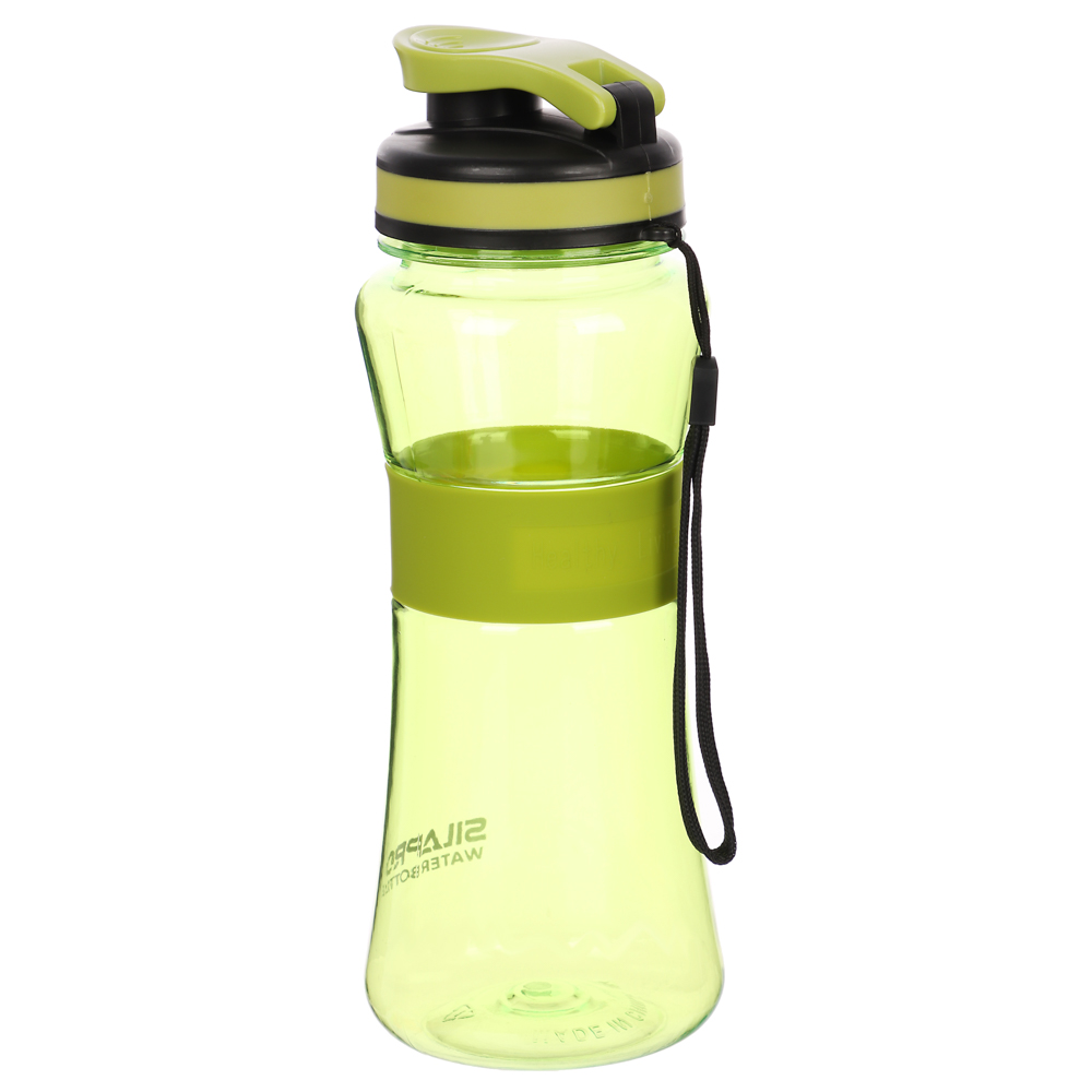 SILAPRO Спортивная бутылка с сеточкой 22х8см, 700мл, силикон, PC - #6