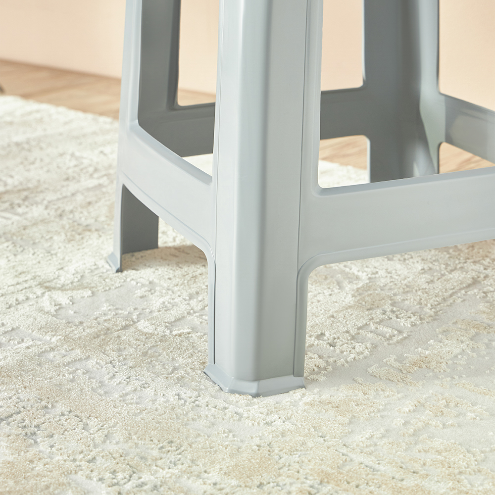 Табурет 35,5х35,5х46см, пластик, серый - #9