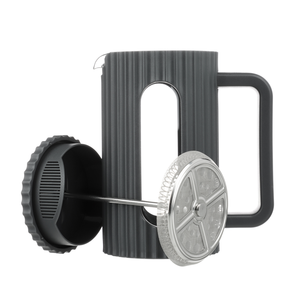 SATOSHI Форман Френч-пресс 600мл, жаропрочное стекло, графит - #6