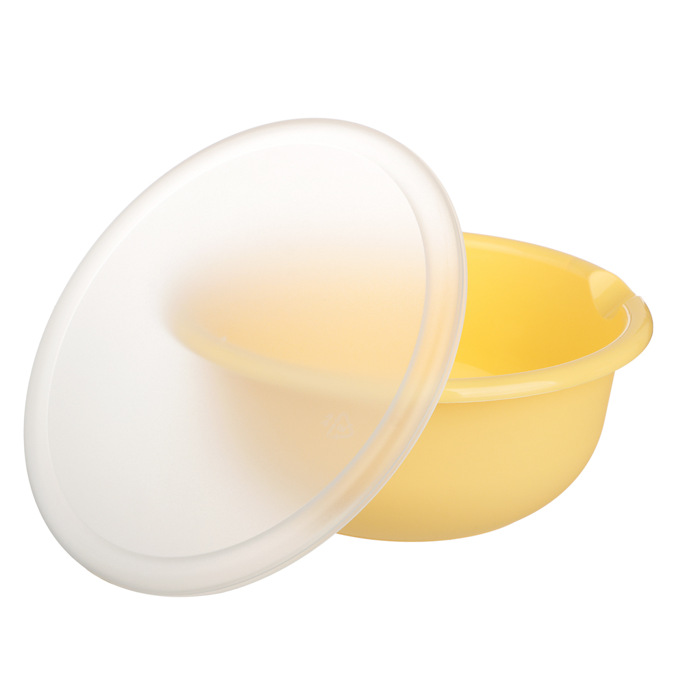 Ботаника Миска с крышкой 2,1л, пластик, 3 цвета - #4