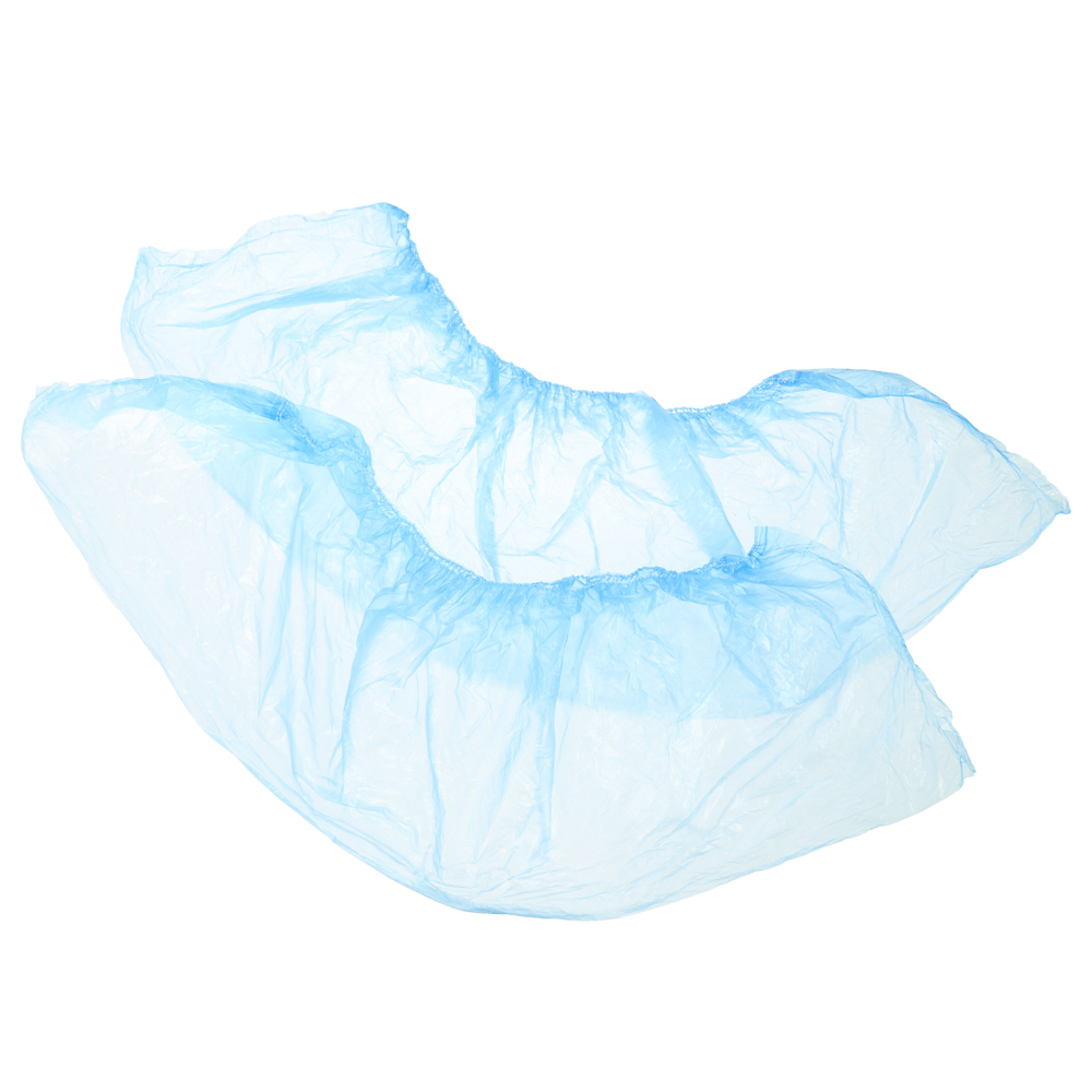 Бахилы одноразовые, полиэтилен, 25 пар, 18 микрон, синие - #1