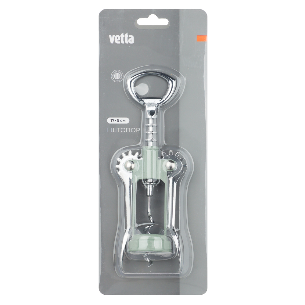 VETTA Штопор 17х5см, нерж.сталь - #11