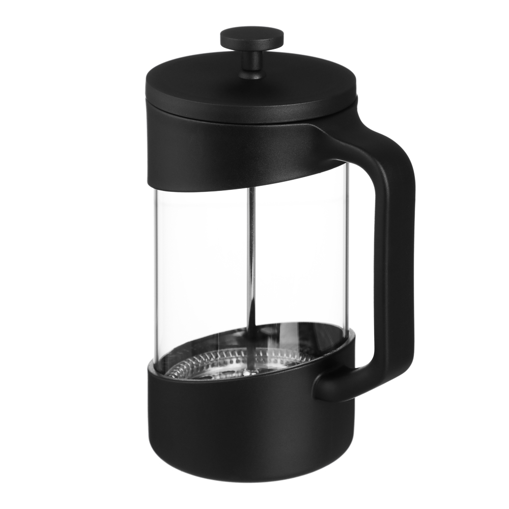 SATOSHI Лансон черный Френч-пресс 1,0л, жаропрочное стекло - #5