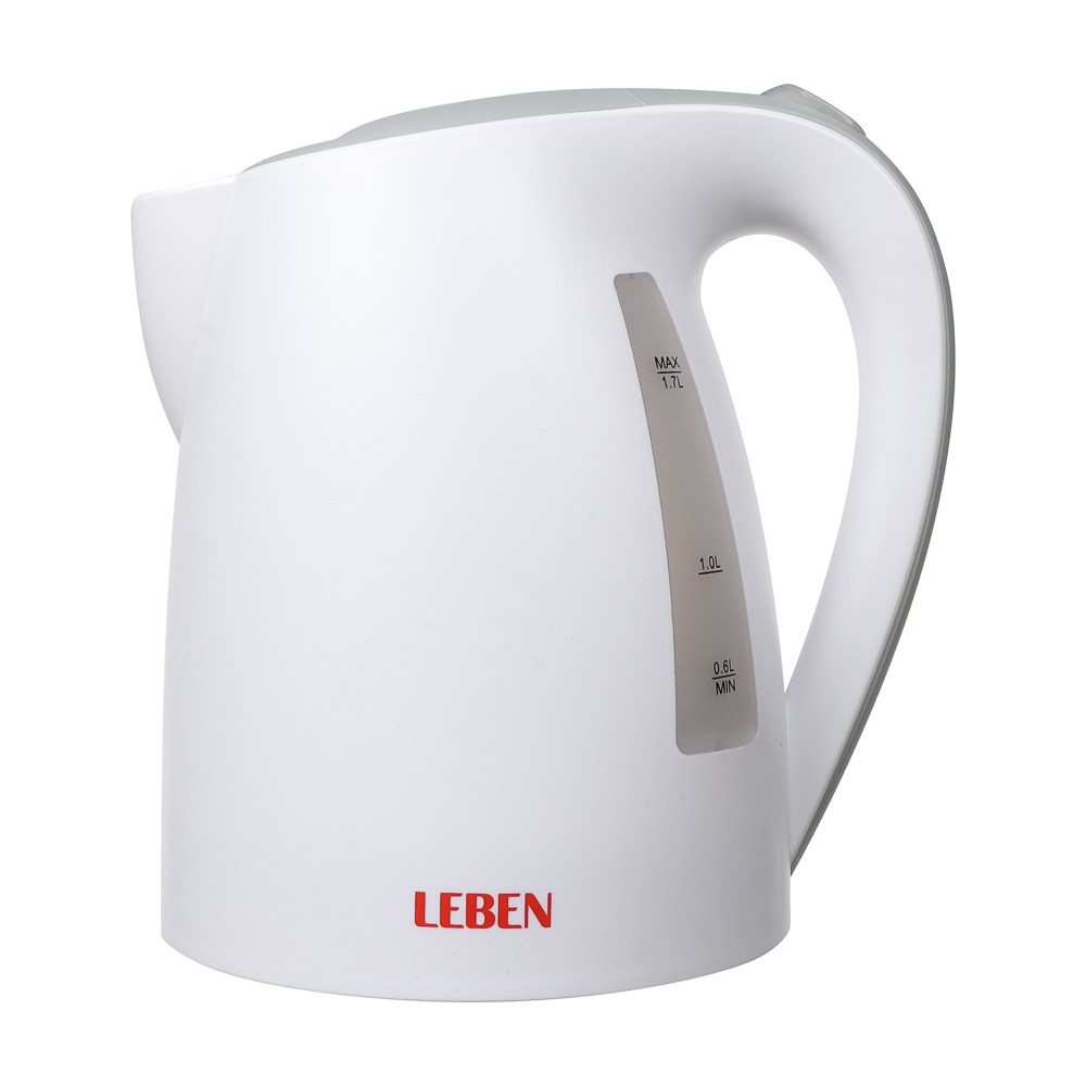 LEBEN Чайник электрический 1,7л, 1850Вт, пластик - #3