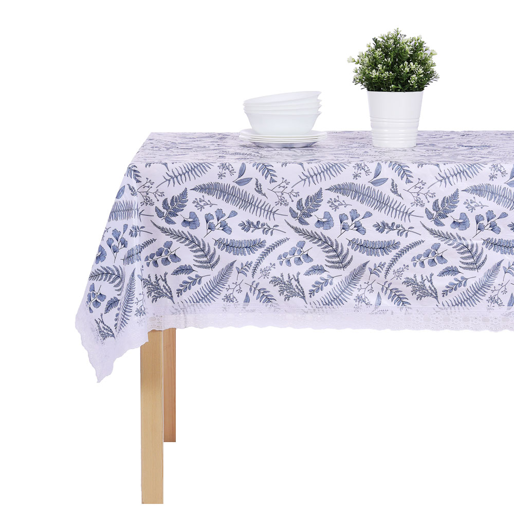 PROVANCE Скатерть ПВХ 140х140см "Настроение" с ажурной каймой, 6 дизайнов - #11