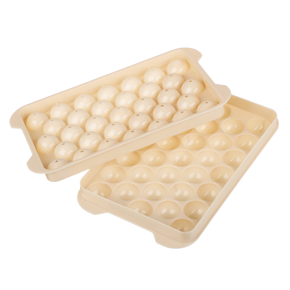 VETTA Форма для льда с контейнером 19х11,5х8см, 33 ячейки, совок, пластик - #4