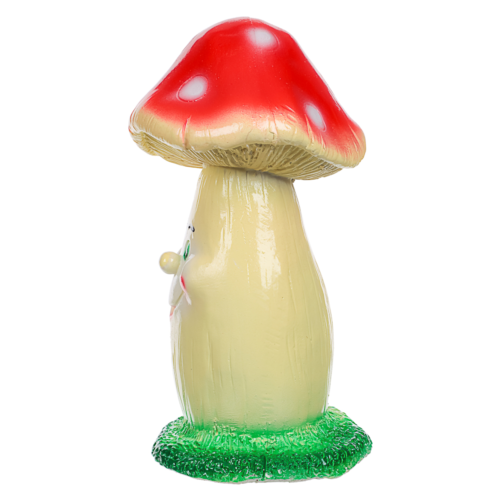 Фигура садовая Мухомор малый 20х12см гипс - #4