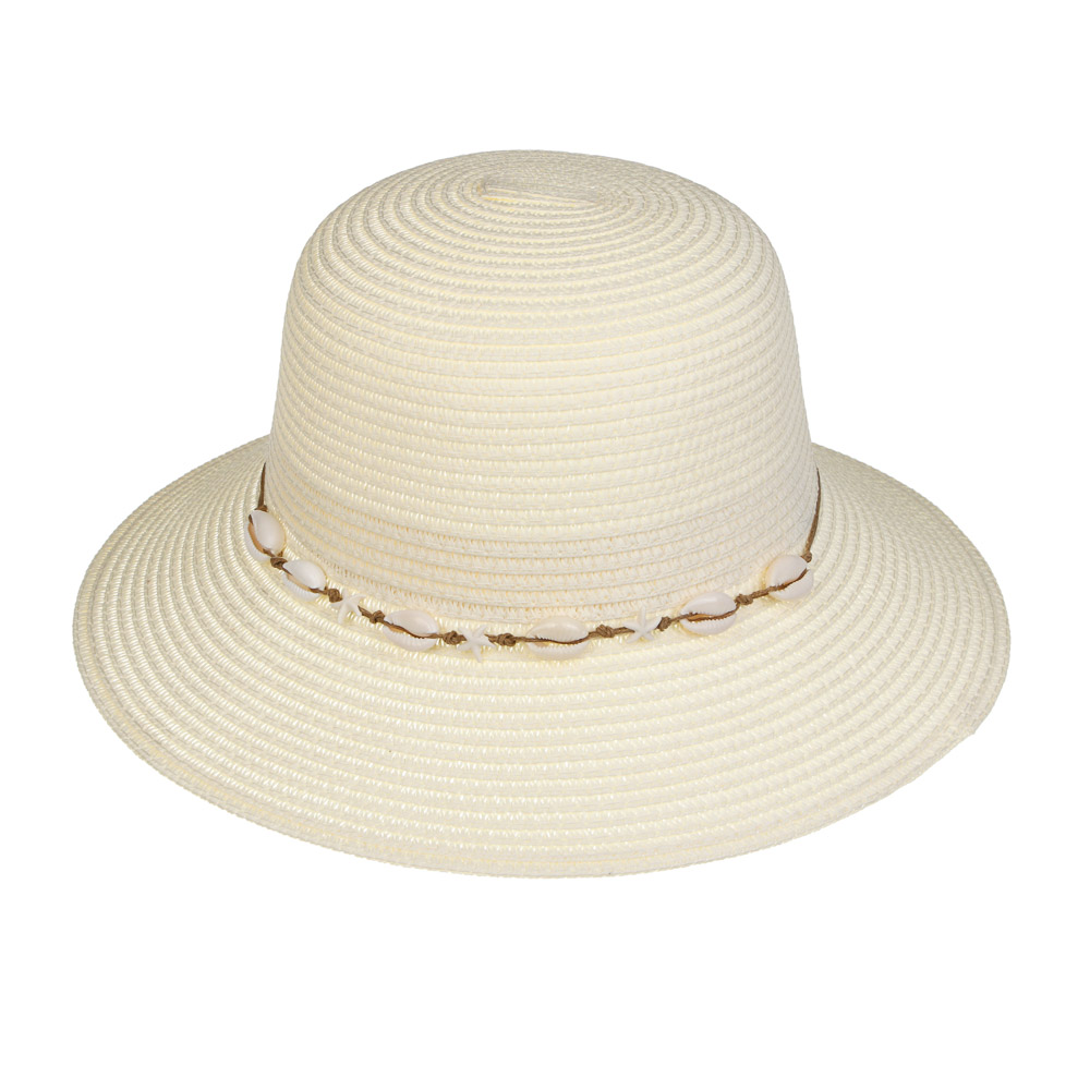 Шляпа женская с декором тм GALANTE р. 58, 100% целлюлоза, разноцветная - #2