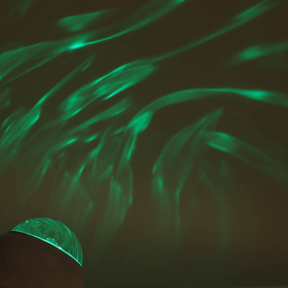 Светильник-ночник проектор неба BY Сфера, 3W, USB, пульт ДУ, D9×8 cм, пластик, белый - #8