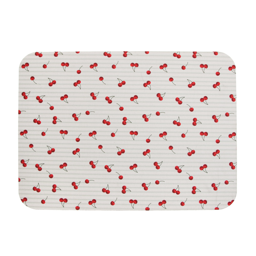 Коврик для сушки посуды тм VETTA Черри, 30х40 см, полиэстер, латекс, 2 дизайна - #2