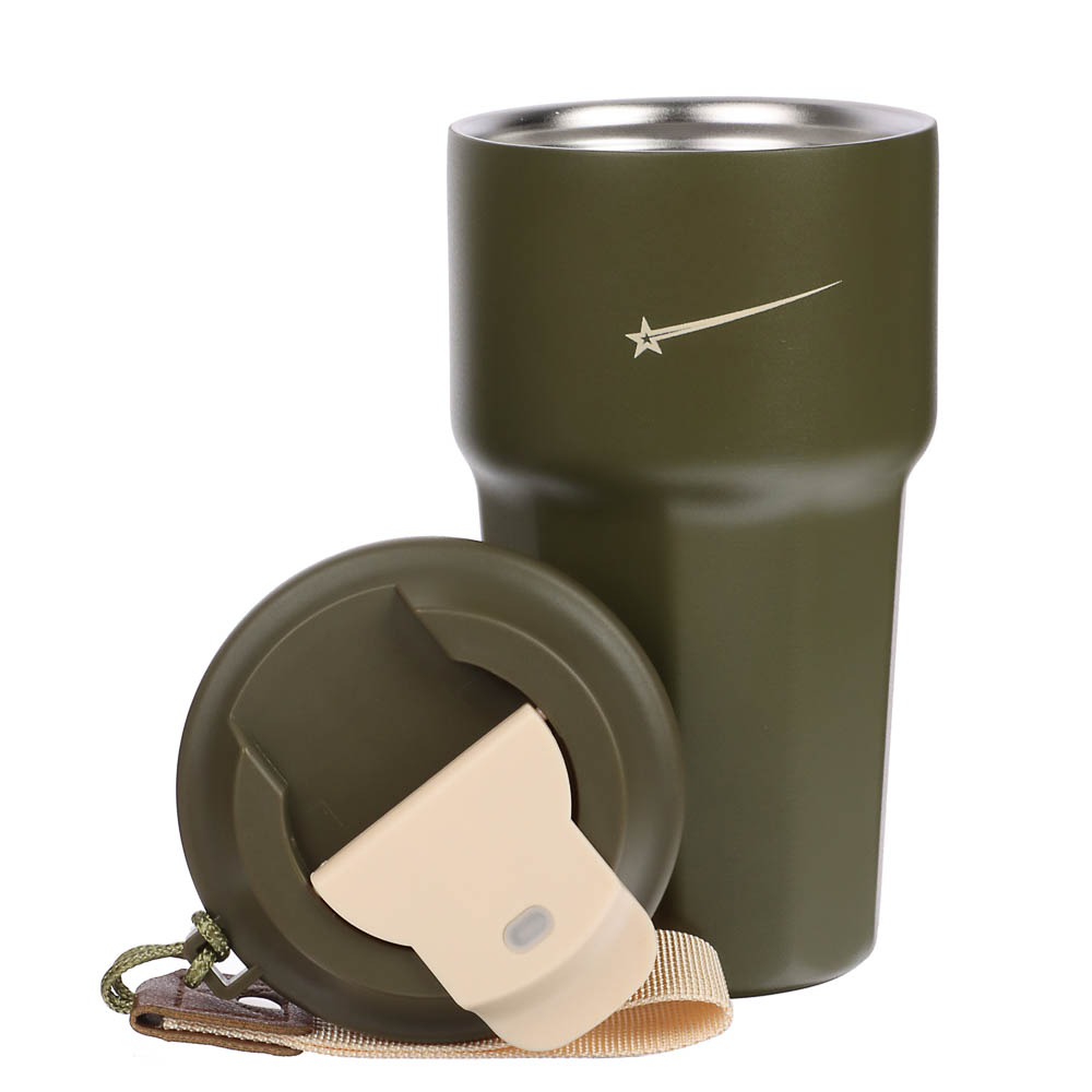 Термос-кружка тм BY Русские супергерои 420мл, нержавеющая сталь 18/10 - #4