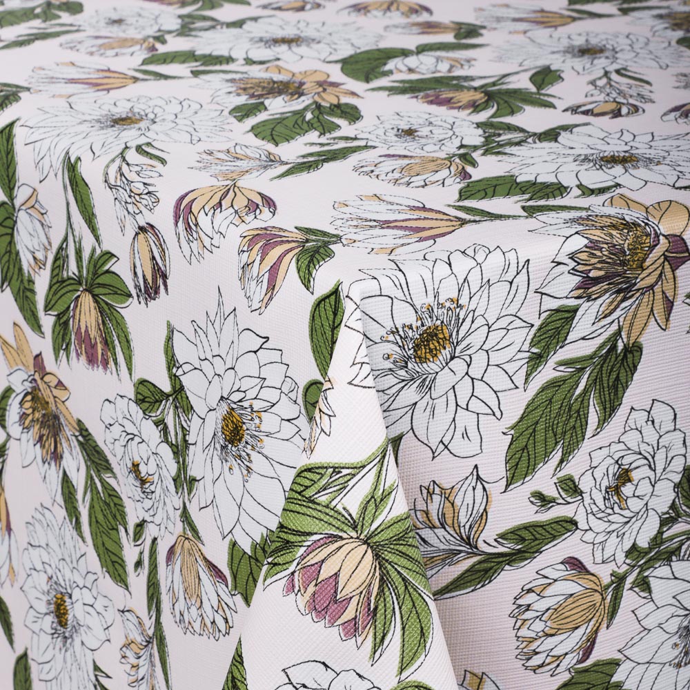 PROVANCE Хейзел Скатерть ПВХ 140х180см на текстильной основе, 2 дизайна - #4